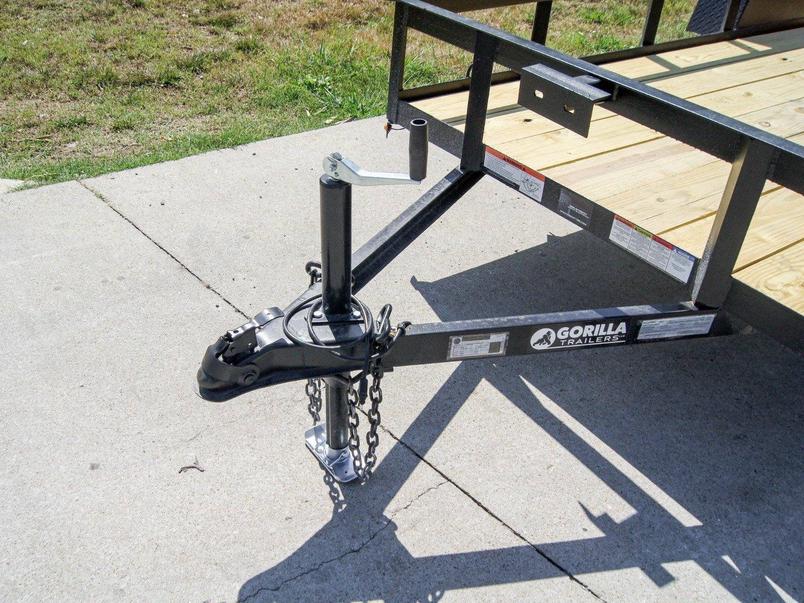 5×12 Powder Coated Dovetail Utility Trailer 3500lb Axle - Image 7