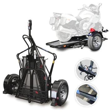 Single Ride-Up SRL Stand-Up™ Motorcycle Trailer - Image 3