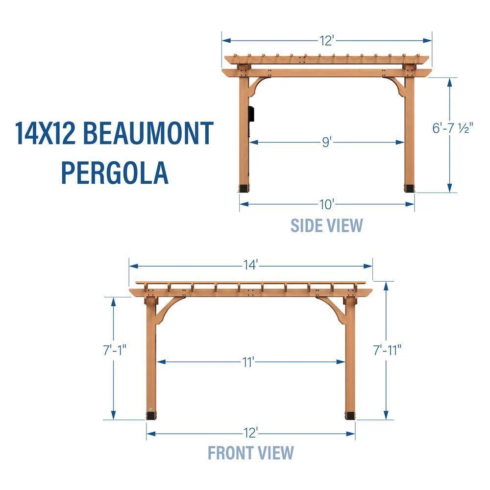 14X12 BEAUMONT PERGOLA - Image 8