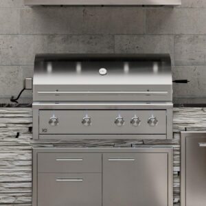 XO Appliance 42″ Grill 4 Burner with Rotiss Burner LP