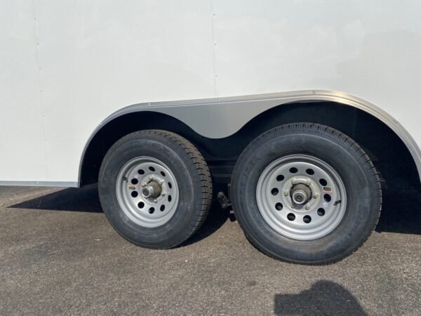 Spartan 8.5X20 Tandem Axle Enclosed Cargo Trailer | White - Image 4