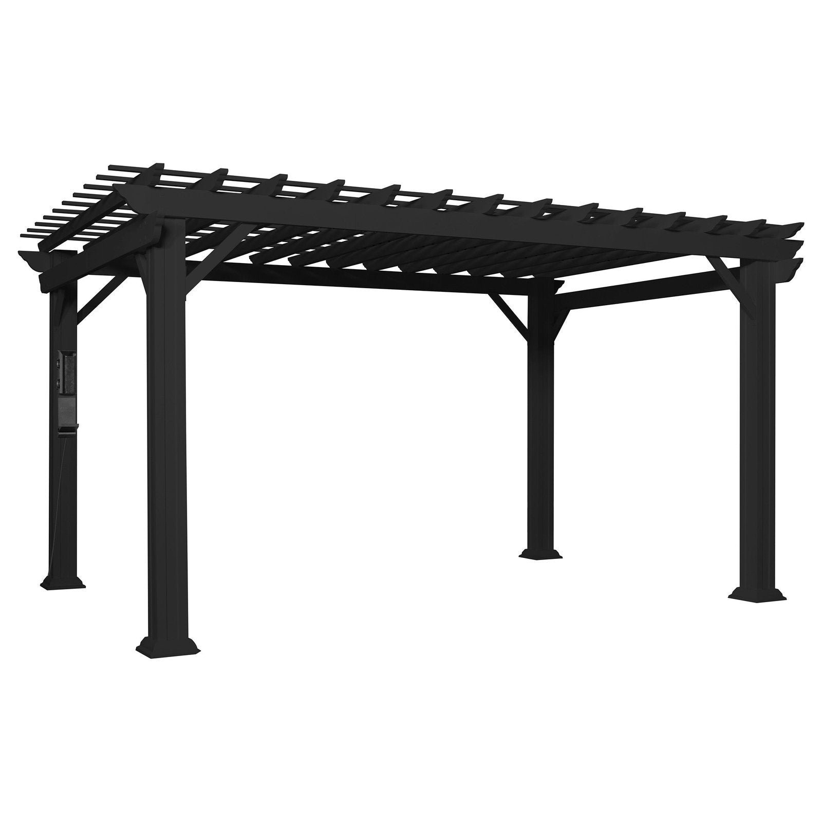 14×10 Stratford Traditional Steel Pergola - Image 2
