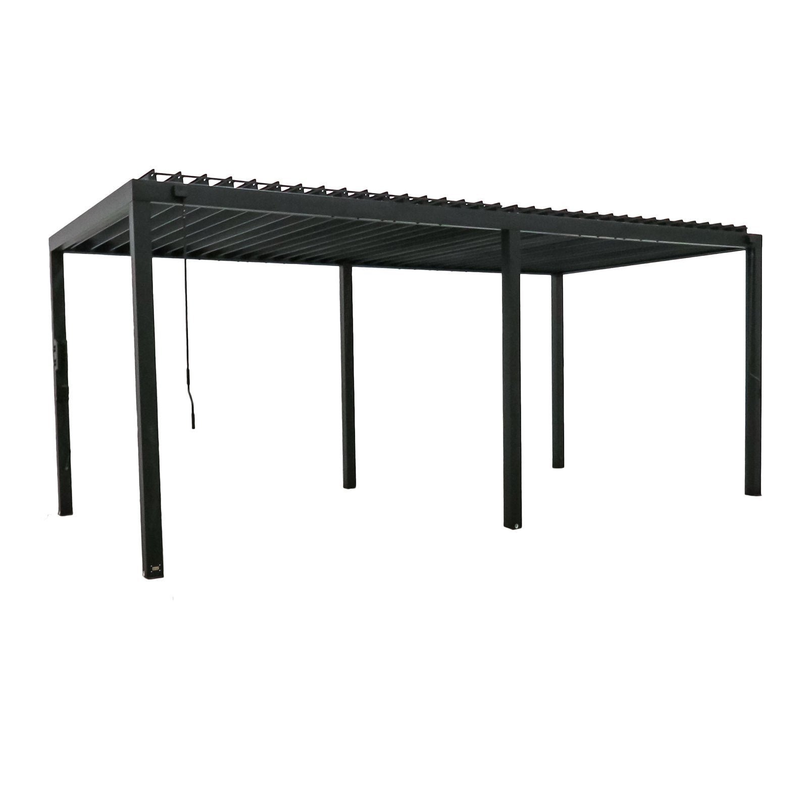 20×10 Sarasota Steel Louvered Pergola - Image 2