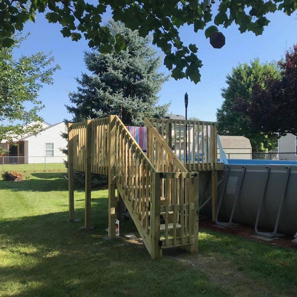 4 ft. x 8 ft. Connect-a-Deck and Entry Steps Zone 1 - Image 3