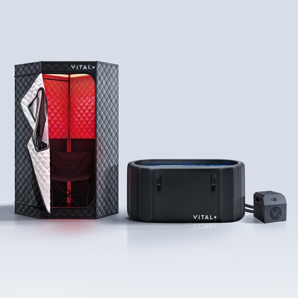 Vital+ Luxury Ice Bath and Infrared Sauna Combo - Image 3