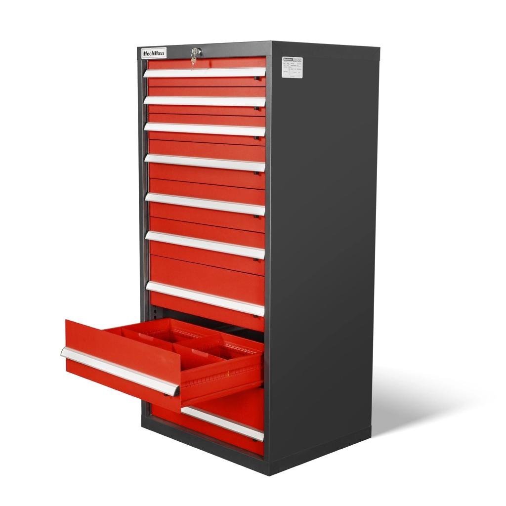 Heavy Duty Modular Drawer Cabinet – 9 Drawer 59″ H x 28.5″ W x D Tool Storage Organizer - Image 3