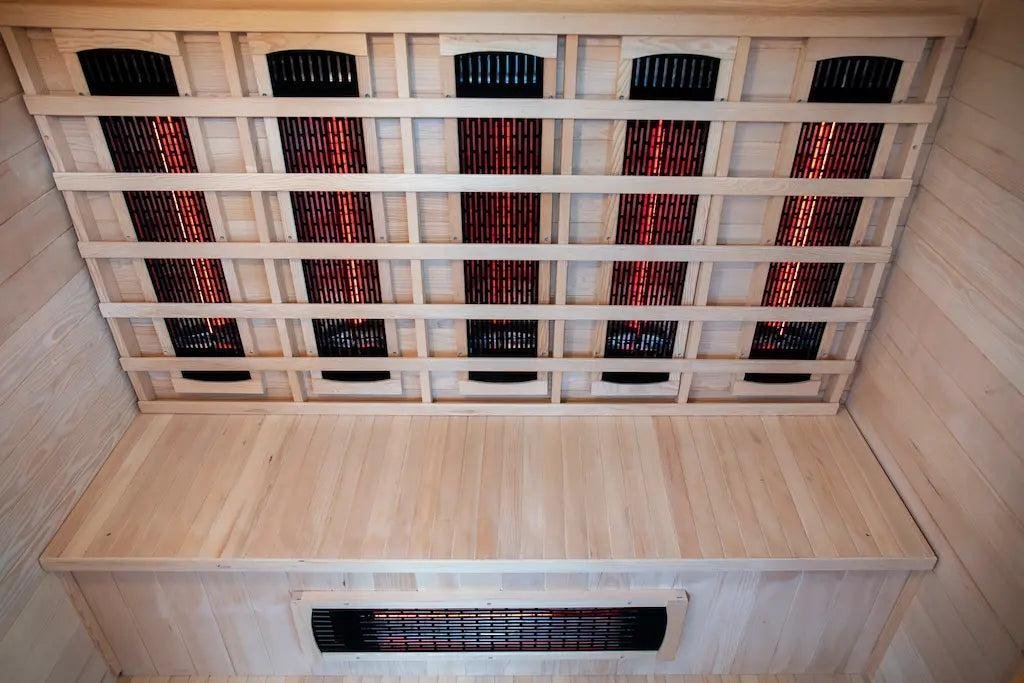 Sunray 4 Person Outdoor Cayenne Infrared Sauna - Image 3