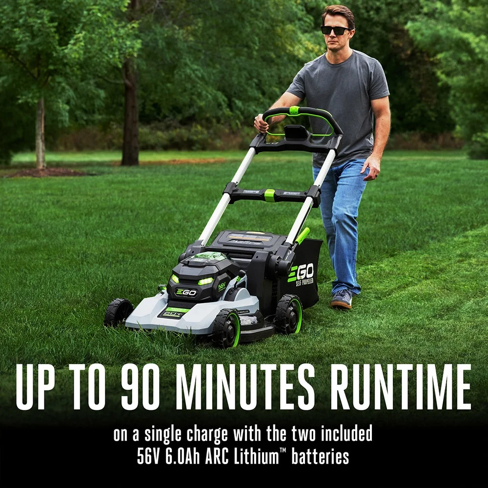 Mower 22″ Super Composite Deck Select Cut System with Peak Power Kit (Two 6Ah Batteries) - Image 2
