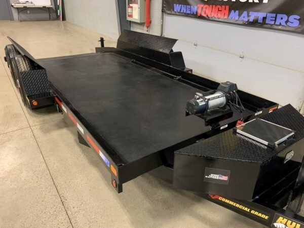 14,000# GVWR Hydraulic Drop Deck Equipment Float Trailer - Image 4