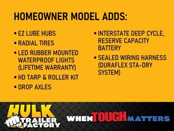6’x10′ Scissor Lift Dump Trailer w/ Homeowner Package – 7,000# GVWR - Image 6