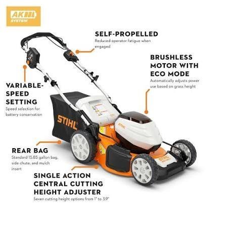 Stihl RMA 460 V Self-Propelled Lawn Mower - Image 3