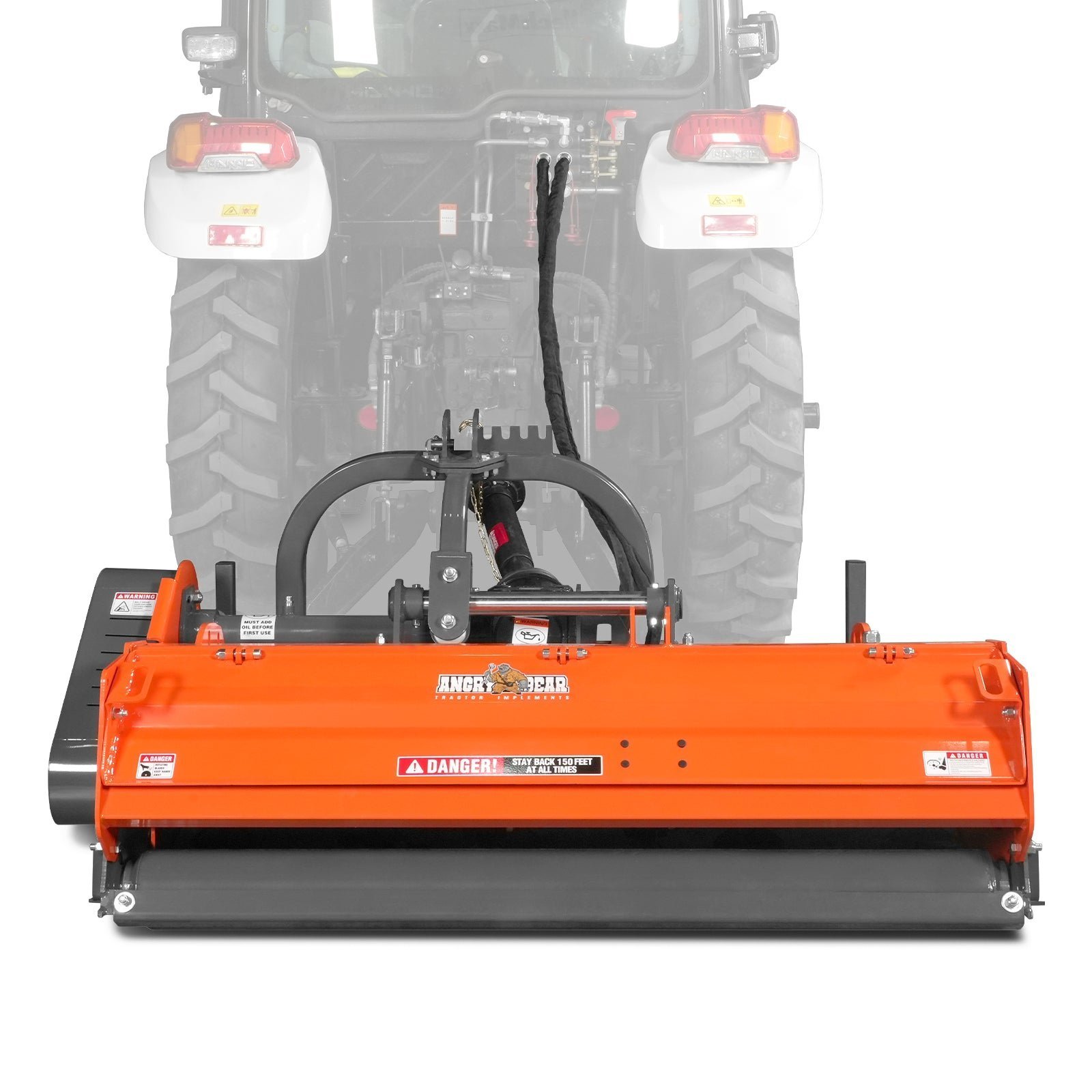 63″ Heavy Duty PTO Flail Mower with Hydraulic Side Shift 3 Point 50-75 hp - Image 3