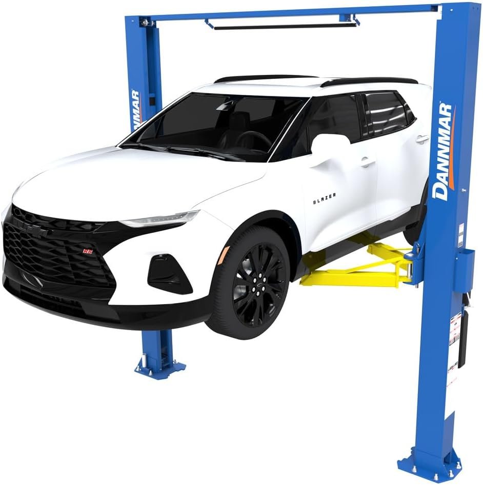 Dannmar D2-10C Symmetric Two-Post Car Lift 10000 Lb Capacity Steel - Image 2