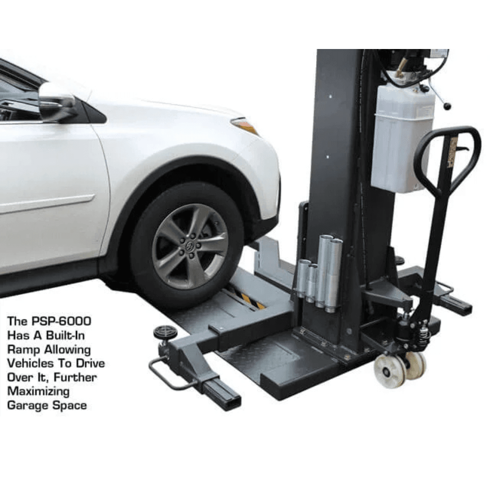 Atlas PSP-6000 6,000 lbs. Portable Single-Post Car Lift System - Image 2