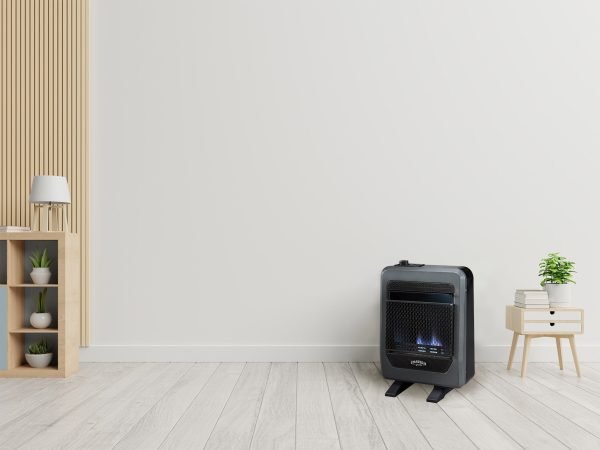 Bluegrass Living 10,000 BTU Natural Gas Ventless Blue Flame Space Heater with Base Feet B10TNB-B - Image 5