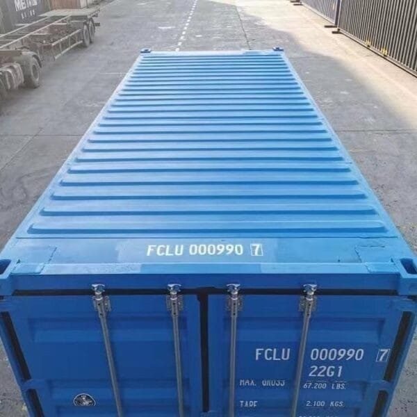 20FT Blue SHIPPING CONTAINER VAN (Intercontinental containers ) - Image 3